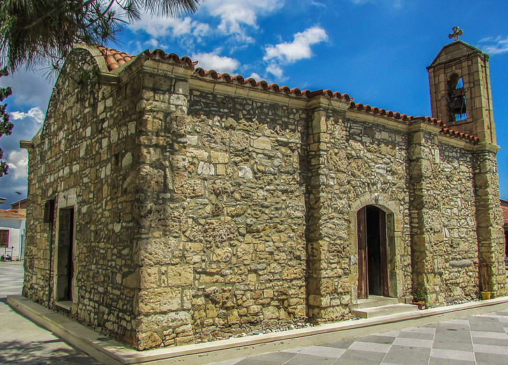 Kypros, Kiti, Archangelos, kirkko, arkkitehtuuri, vanha, uskonto