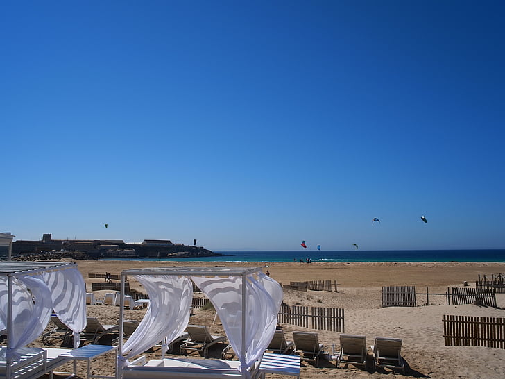 Playa, Europa, España, la torre en el pelo, mar, verano