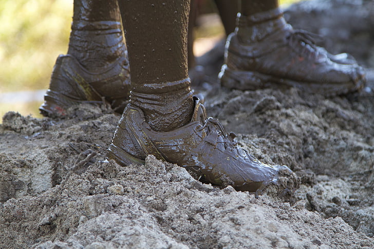 sport, competition, foot race, shoe, mud, cross, jogging