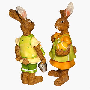 easter bunny, easter, easter figures, easter decoration, figures, holiday, hare