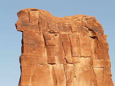 fåren rock, fåren rock ark, valv, Arches nationalpark, nationalparken, Utah, stenvalv