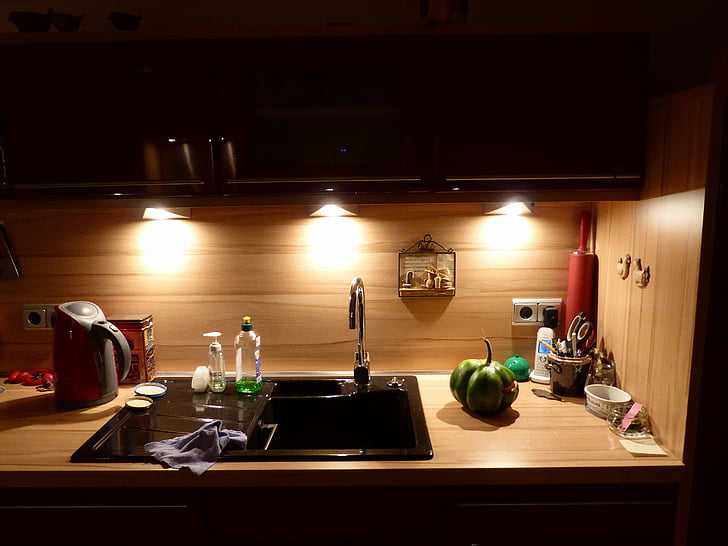 Küchendeko, Licht, Spüle