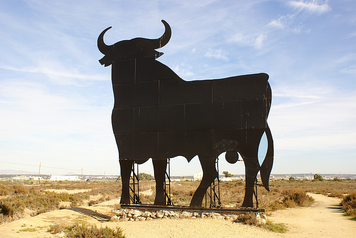 El toro de osborne, Espagne, Bull, animal, icône, national, emblème