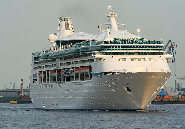yolcu gemisi, Cruise, gemi, alacakaranlık, Rating, Denizcilik, Deniz
