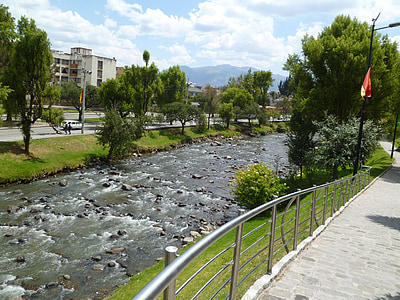 Cuenca, Ekvador, seyahat, sahne, nehir, manzara, yabancı