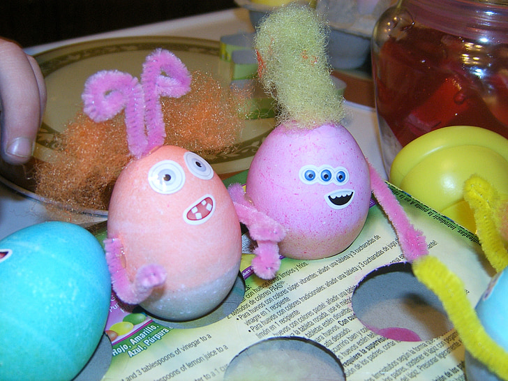 Semana Santa, huevo, huevo de Pascua, vacaciones, primavera, decoración, Monster