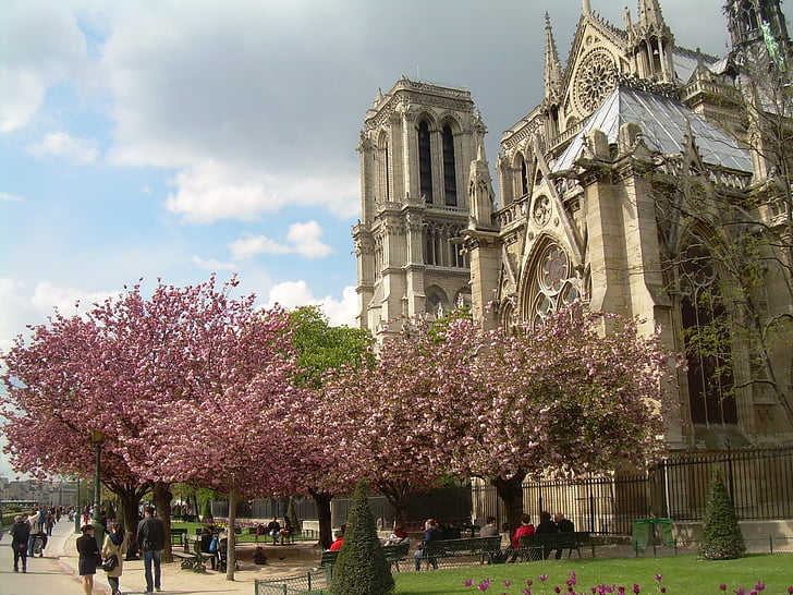 Párizs, Franciaország, Notre dame, székesegyház