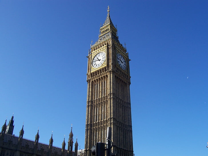kamer van het Parlement, de Big ben, toren, Londen, beroemde, Engeland, Verenigd Koninkrijk
