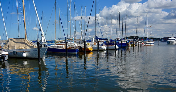 yacht, sailing boats, port, baltic sea, ship