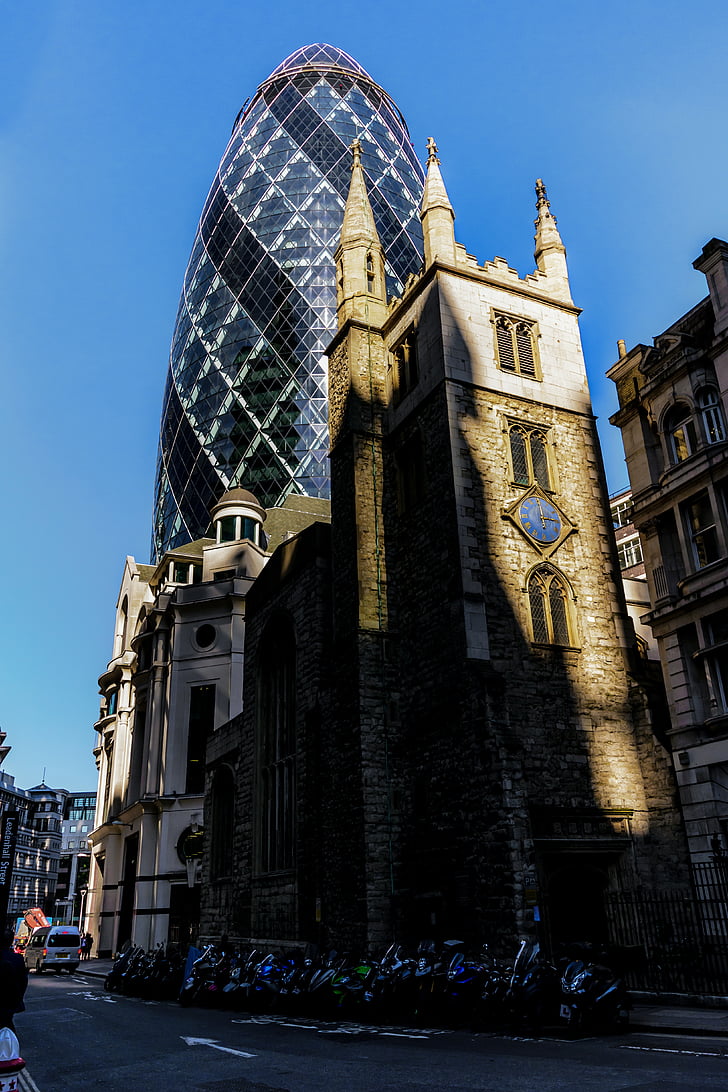 pepinillo, Londres, Torre, ciudad, arquitectura, edificio, Inglaterra