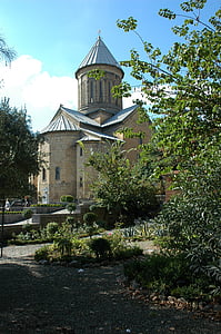 bažnyčia, pastatas, Tbilisis, Miestas, Architektūra, Gruzija, Sioni katedrą