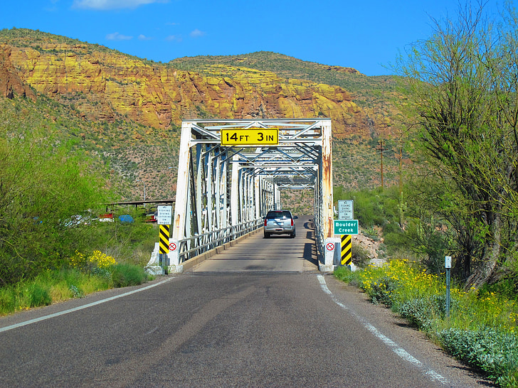 cesti, most, avtoceste, Arizona