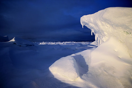 อาร์กติก, ทะเล, โอเชี่ยน, น้ำ, ทวีปแอนตาร์กติกา, ฤดูหนาว, หิมะ