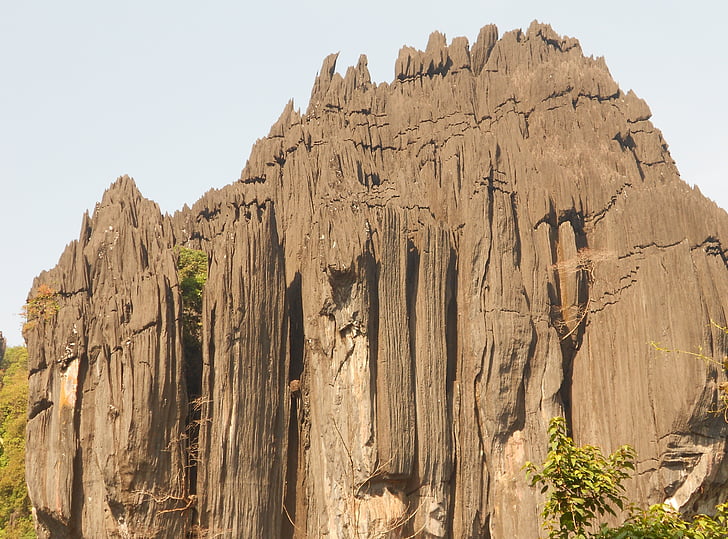 klippformation, Rocks, erosion, Yana, Sirsi, Rock struktur