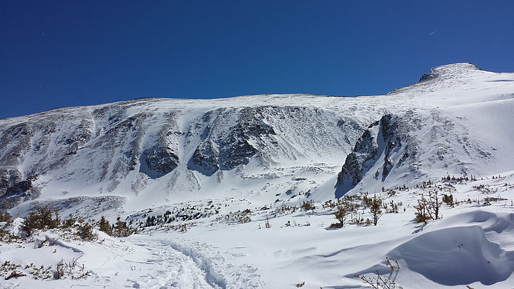 kalni, Colorado, bļoda, daba, sniega, ārpus telpām, ziemas