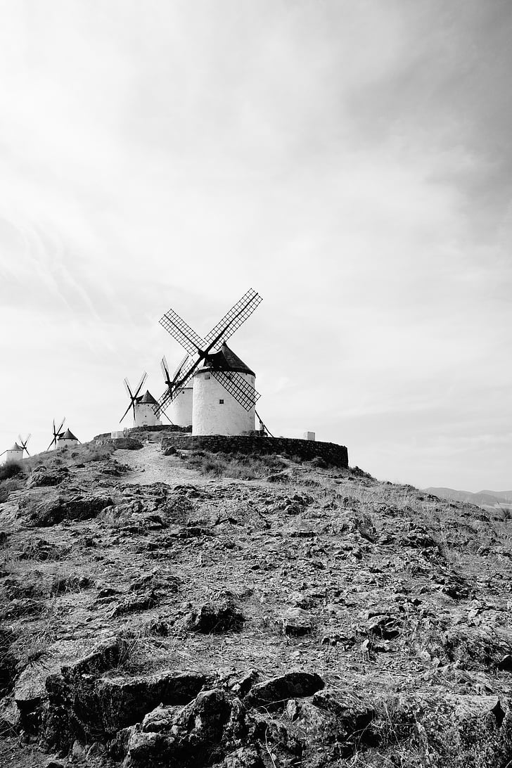 mlýn, Andalusie, Don Quijote