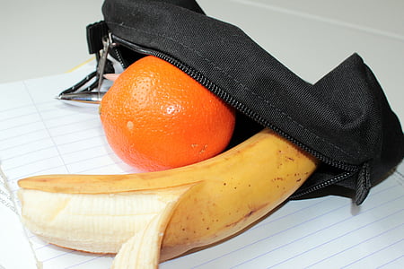 Mandarin, banan, frukt, sunn, vitaminer, frukt, deilig
