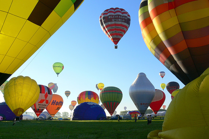 Teplovzdušné balónové, Metz, globálne balóna, balóny
