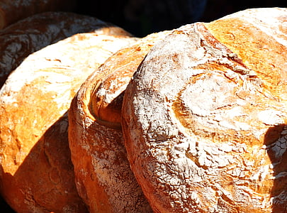 pão, comida, pastelaria, pão de forma, padaria, frescura, farinha