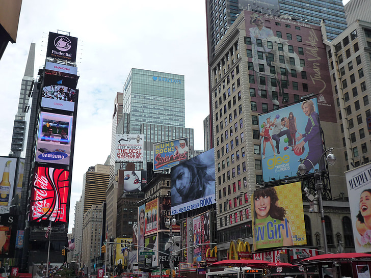 ABD, New york city, NYC, Broadway, Saat Meydanı