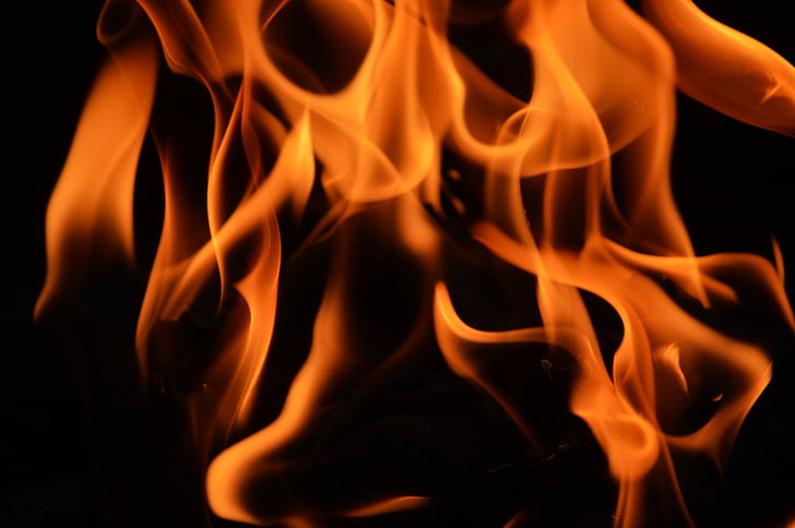 fire, flame, heat, burn, hot, wood fire, texture