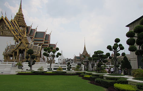 palác, Bangkok, Thajsko, Asie, Architektura, chrám, náboženství