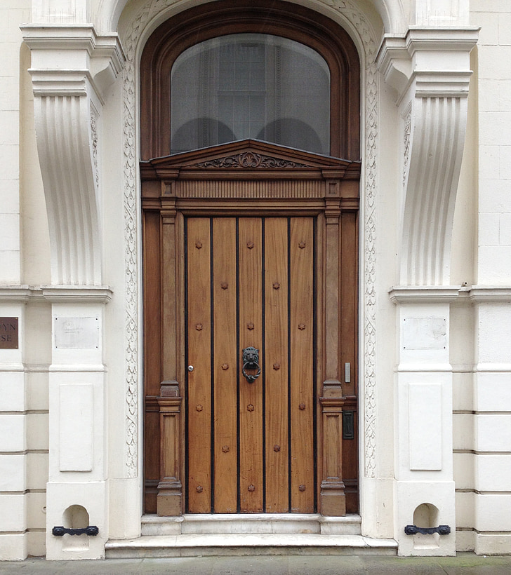dveře, dřevěný, klepadlo, Architektura, návrh, staré