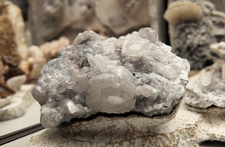 krystal, sten, kvarts, perle, mineral