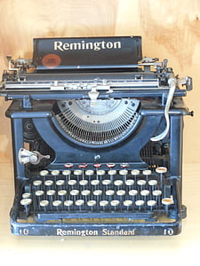 kirjutusmasin, Vintage, Vintage kirjutusmasin, vana, retro, tüüp, Antiik