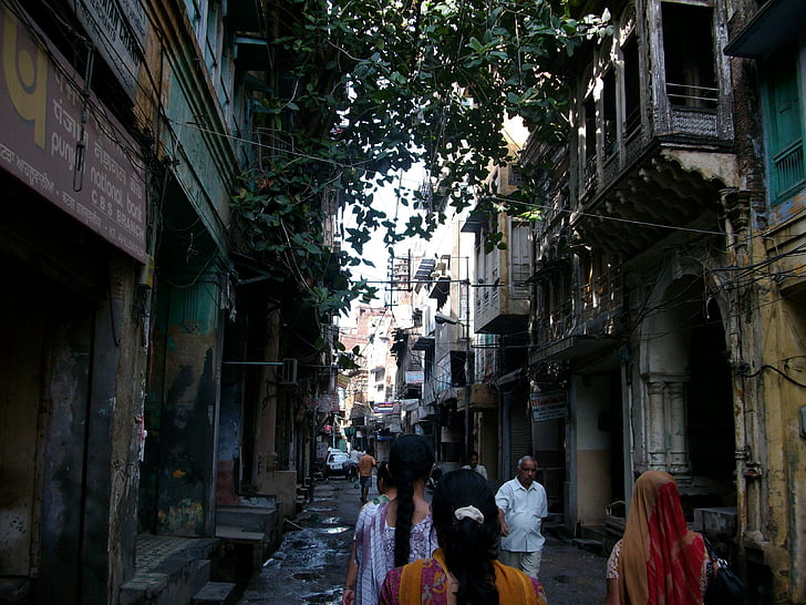 l'Índia, carrer, ciutat, asiàtic, viatges, persones, cultures
