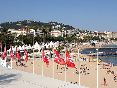 plajă, Cannes, Festivalul