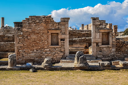 Cypern, Apollo hylates, Sanctuary, antika, Grekiska, historiska, Medelhavet