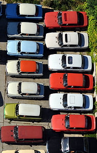 parking, park, auto, satellite, vehicles