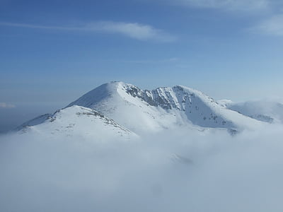 montanhas, Bulgária, Inverno