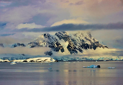 l'Antàrtida, Pol Sud, Geografia, Sud, terra, gel, muntanya