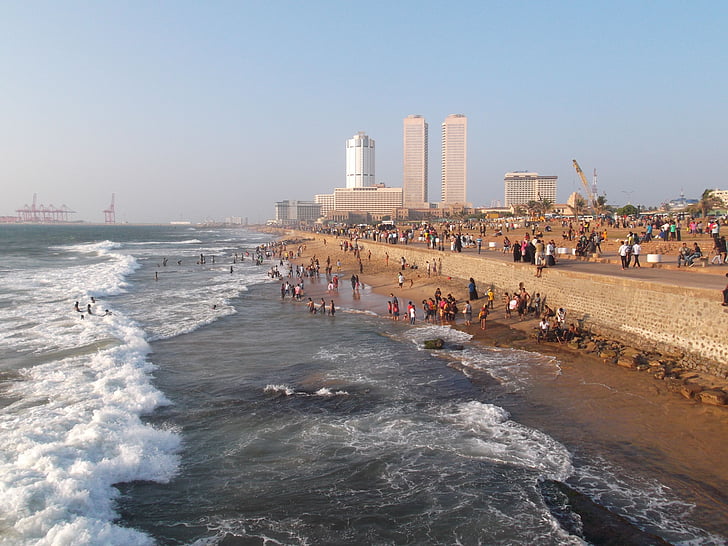 Colombo, Srí lanka, pláž