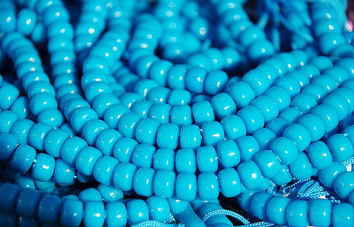 perles, collarets, blau, perles, Coral, joieria, joies