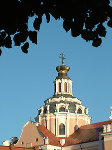 Litauen, Vilnius, kyrkan, kasimirskirche, barock