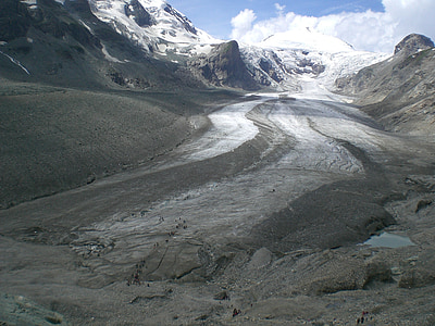 Glacier, külm, Alpine, mäed, pasterze glacier, Summit cross, Matkamine