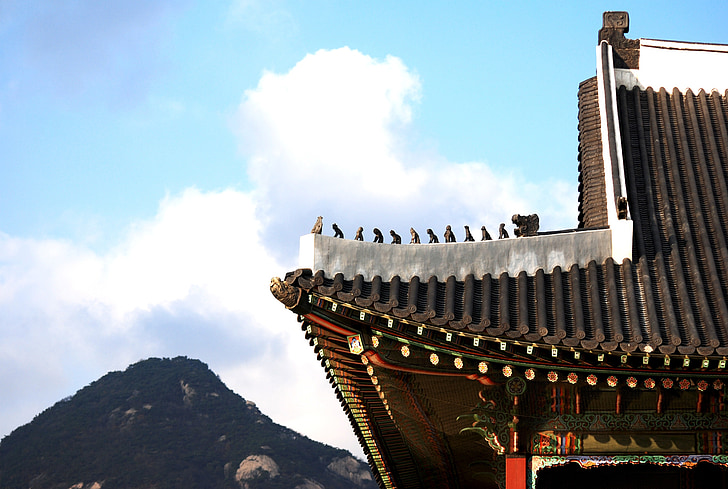 palace, roof, japsang, sky, cloud, mountain