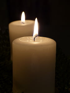 candle, candlelight, flame, light, wick, bill, lights