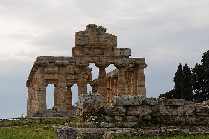 Paestum, Świątynia, atrakcje turystyczne, Włochy, antyk, Światowe dziedzictwo, UNESCO