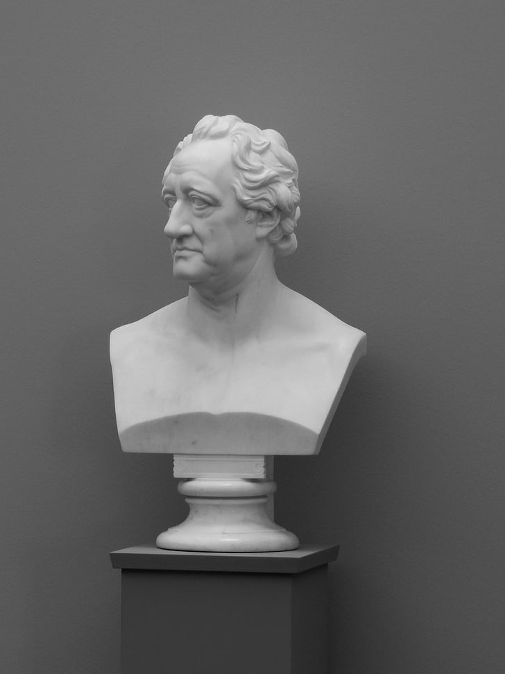 Hamburgo, Kunsthalle, estatua de, Goethe