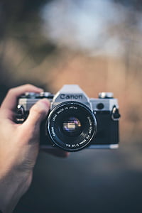camera, fotografie, Canon, lens, camera - fotografische apparatuur, fotografie thema 's, ouderwetse