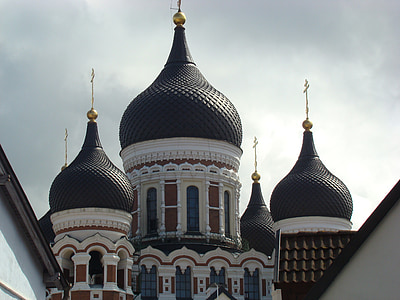 Tallinn, kopule, šedá, kostel, Profil, Tipy
