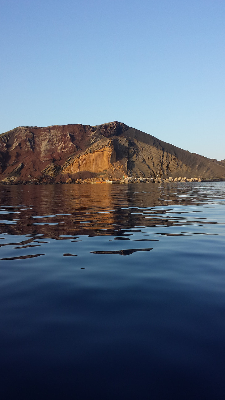 rock, sea, summer