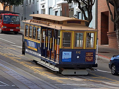 cars, cable, buses, trains, vehicles, transportation, cable Car