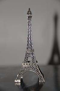 Eiffelova věž, model, miniaturní, stín