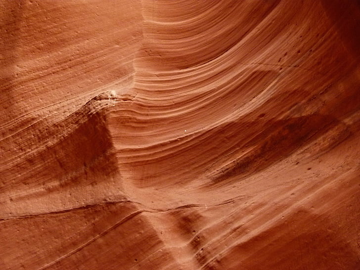 øvre, antilope, slot, Canyon, side, Arizona, USA