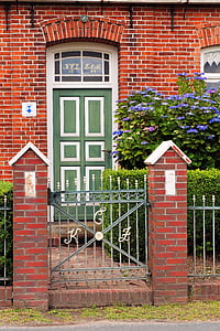 Ostfriesland, nach Hause, alt, Tür, Eingang, Denkmalpflege, Still-Leben